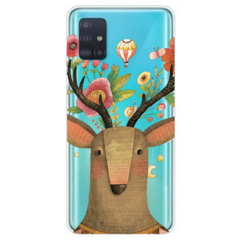 Coque Samsung Galaxy A71 Cerf Tribal