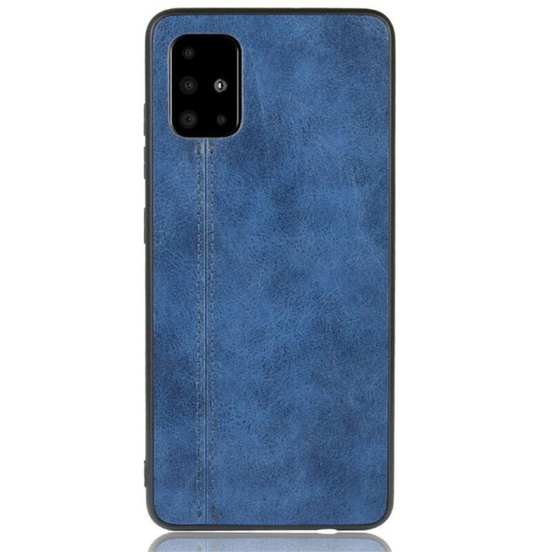 Coque Samsung Galaxy A71 Effet Cuir Couture