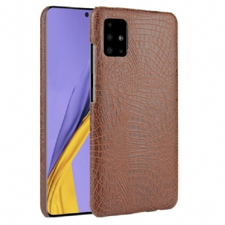 Coque Samsung Galaxy A71 Effet Peau de Crocodile