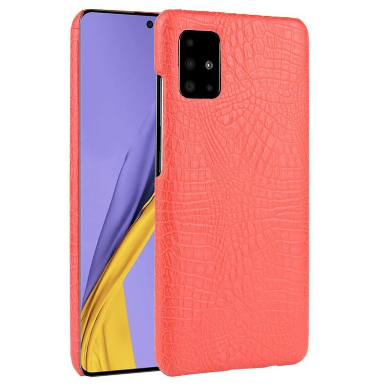 Coque Samsung Galaxy A71 Effet Peau de Crocodile