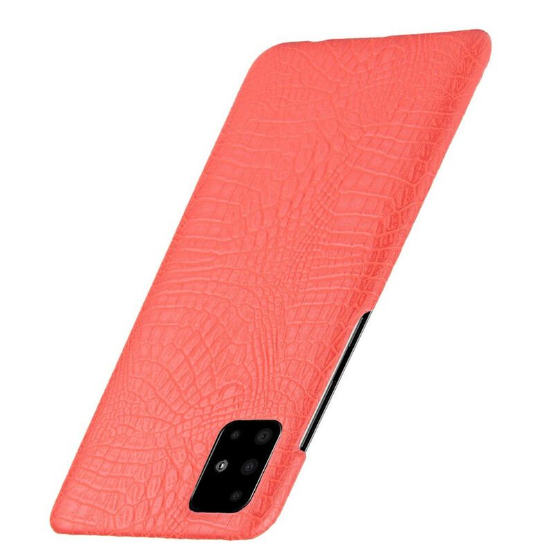 Coque Samsung Galaxy A71 Effet Peau de Crocodile