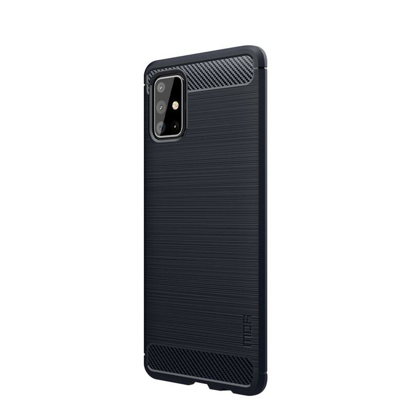 Coque Samsung Galaxy A71 Fibre Carbone Brossée MOFI