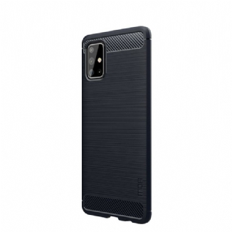 Coque Samsung Galaxy A71 Fibre Carbone Brossée MOFI