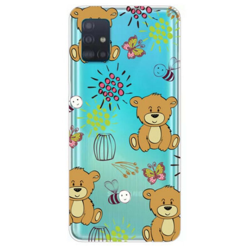 Coque Samsung Galaxy A71 Oursons Top