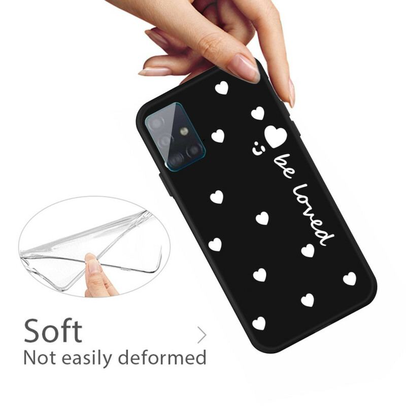 Coque Samsung Galaxy A71 Silicone Coeur Be Loved