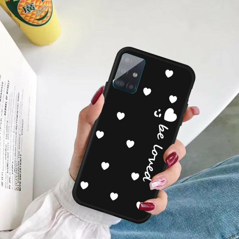 Coque Samsung Galaxy A71 Silicone Coeur Be Loved