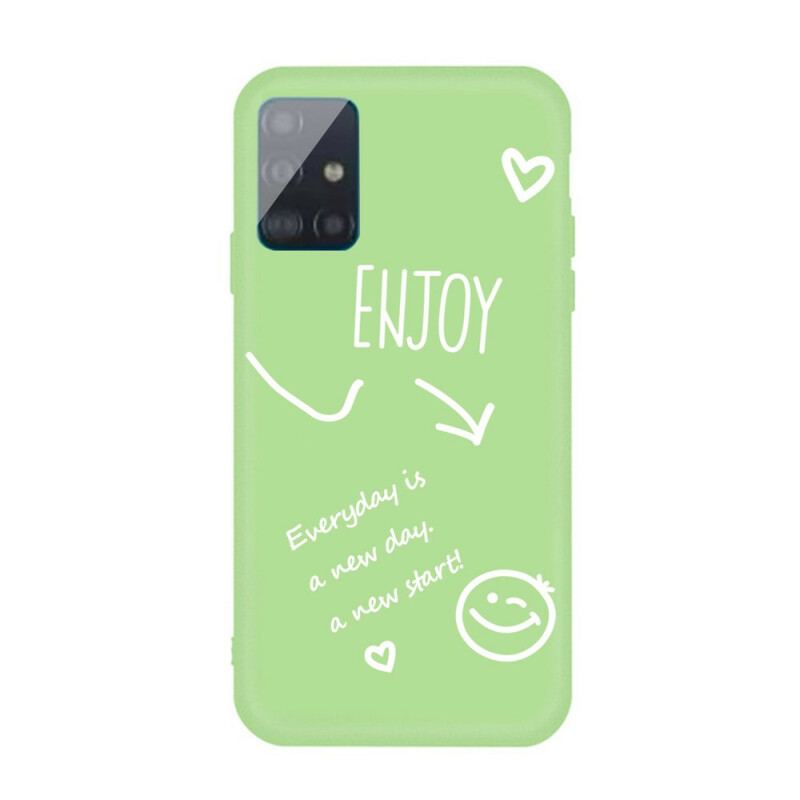 Coque Samsung Galaxy A71 Silicone Enjoy