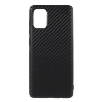 Coque Samsung Galaxy A71 Texture Fibre Carbone