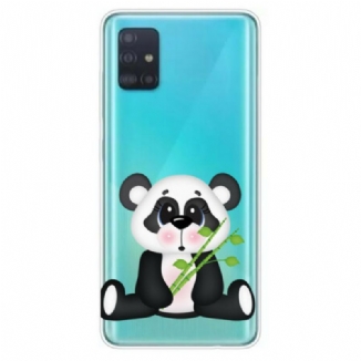 Coque Samsung Galaxy A71 Transparente Panda Triste