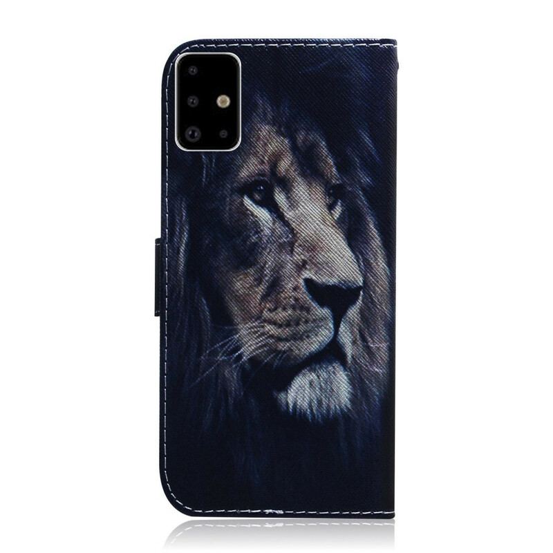 Housse Samsung Galaxy A71 Dreaming Lion