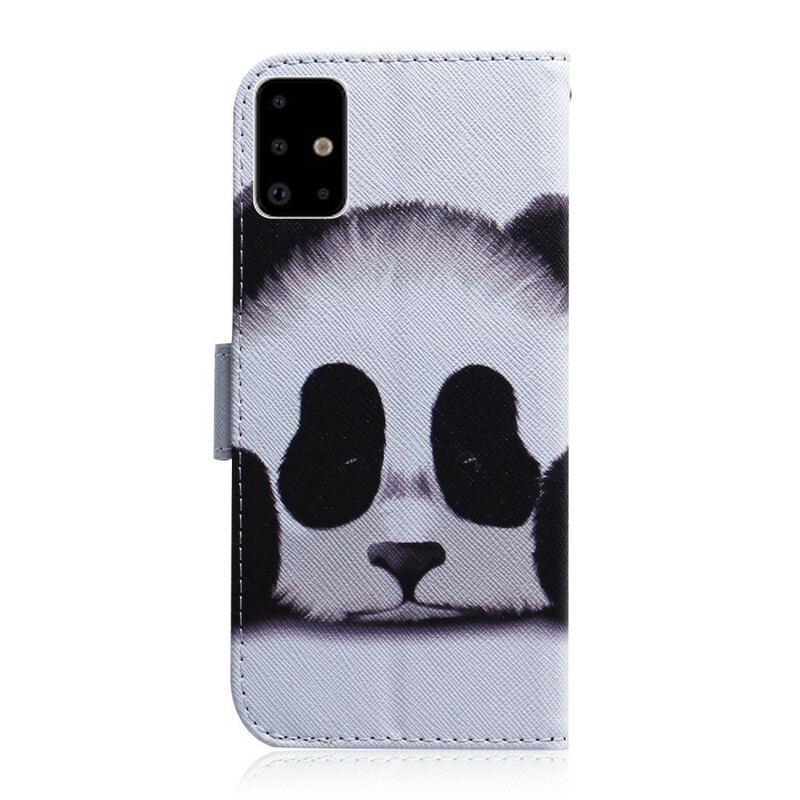 Housse Samsung Galaxy A71 Face de Panda