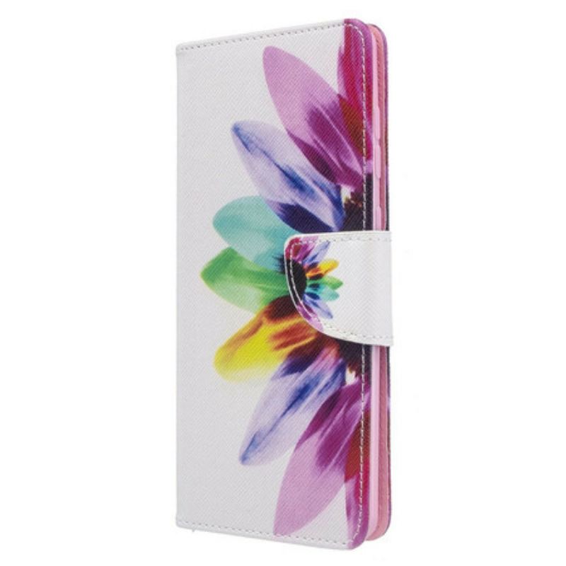 Housse Samsung Galaxy A71 Fleur Aquarelle