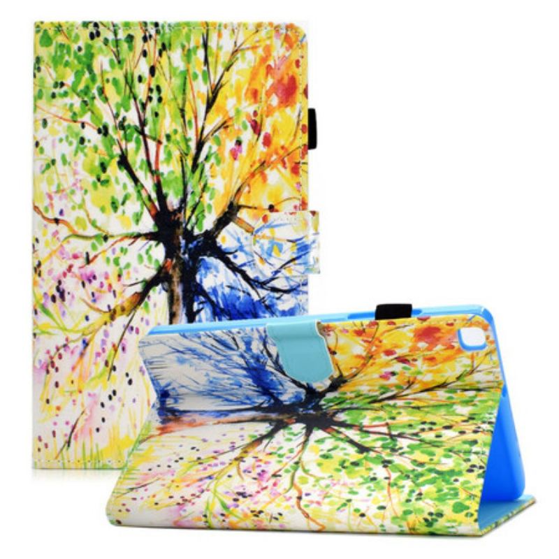 Housse Samsung Galaxy Tab A7 Lite Arbre Aquarelle