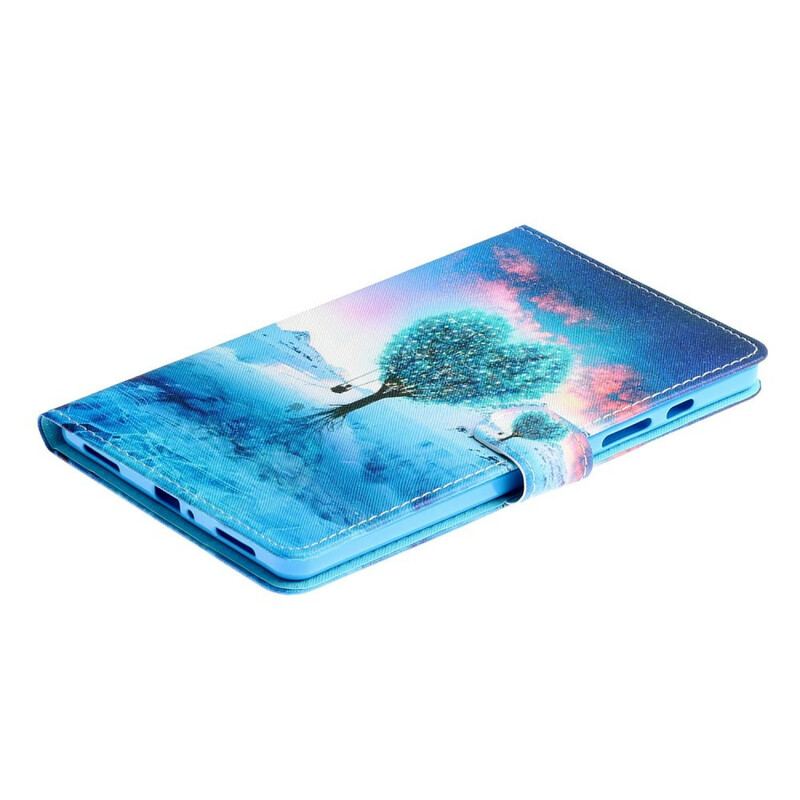 Housse Samsung Galaxy Tab A7 Lite Arbre Coeur