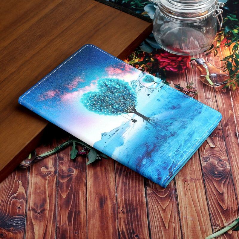 Housse Samsung Galaxy Tab A7 Lite Arbre Coeur