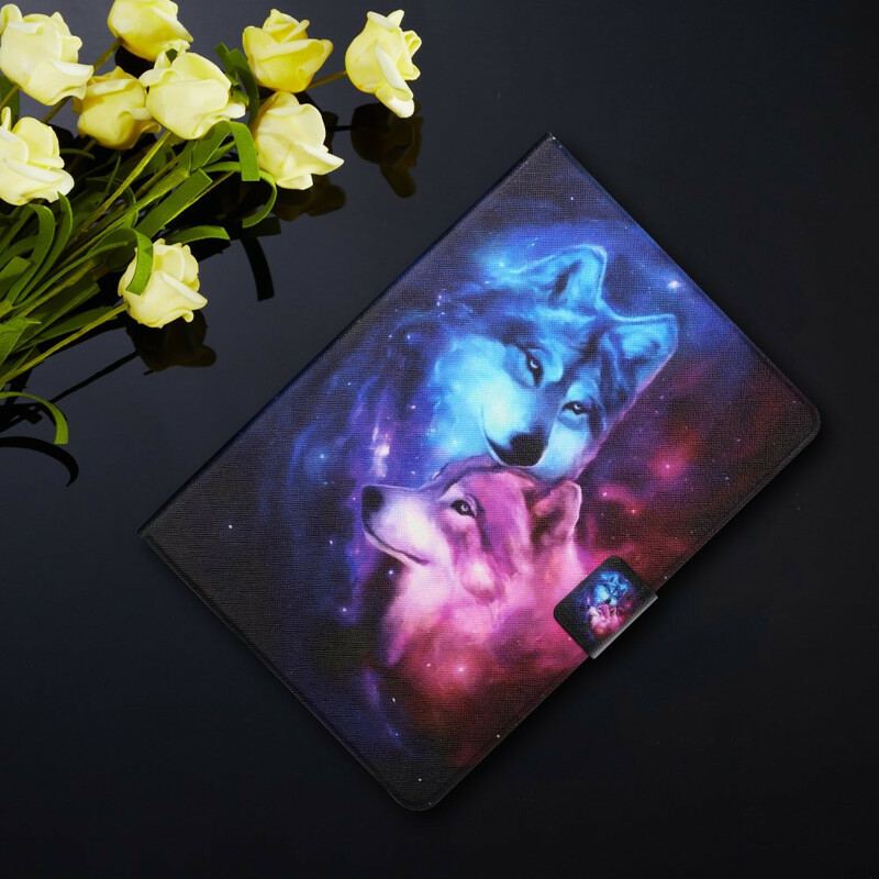 Housse Samsung Galaxy Tab A7 Lite Couple de Loups