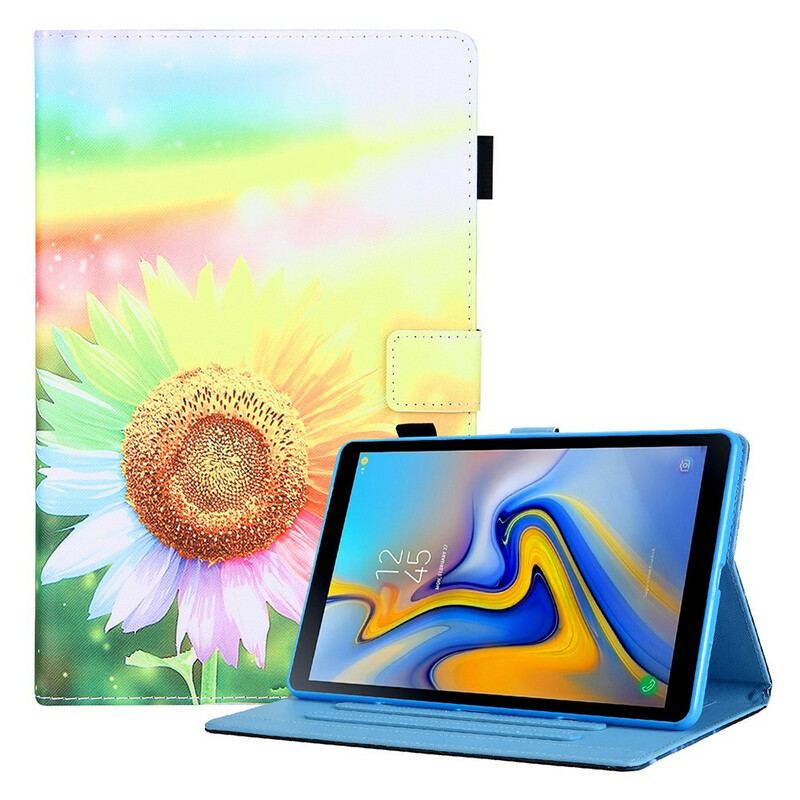 Housse Samsung Galaxy Tab A7 Lite Fleurs au Soleil