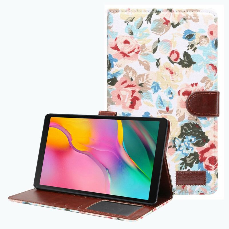 Housse Samsung Galaxy Tab A7 Lite Fleurs Liberty