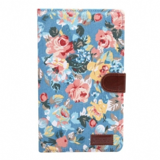 Housse Samsung Galaxy Tab A7 Lite Fleurs Liberty