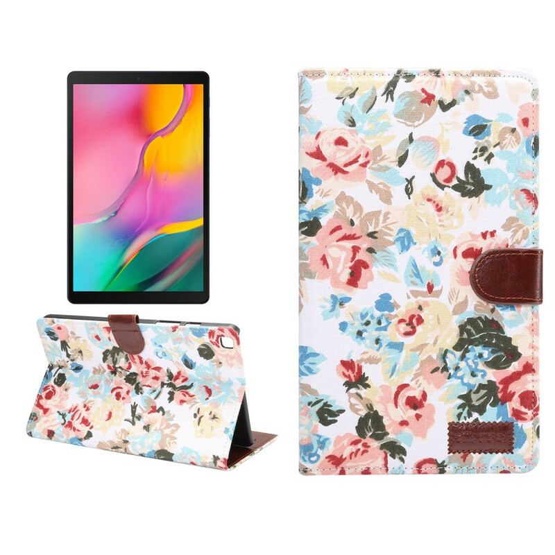 Housse Samsung Galaxy Tab A7 Lite Fleurs Liberty