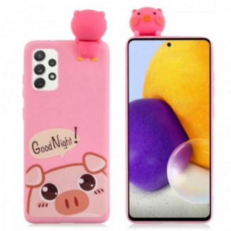 Coque Samsung Galaxy A53 5G Cochon Good Night 3D