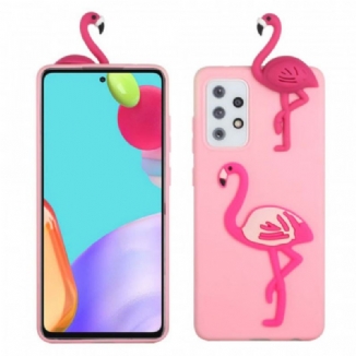 Coque Samsung Galaxy A53 5G Flamant Rose 3D