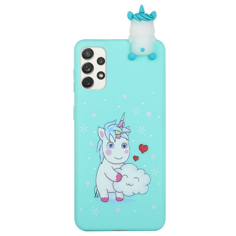 Coque Samsung Galaxy A53 5G Licorne Fun 3D