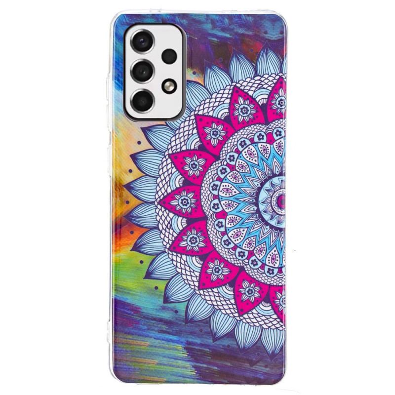 Coque Samsung Galaxy A53 5G Mandala Coloré Fluorescente