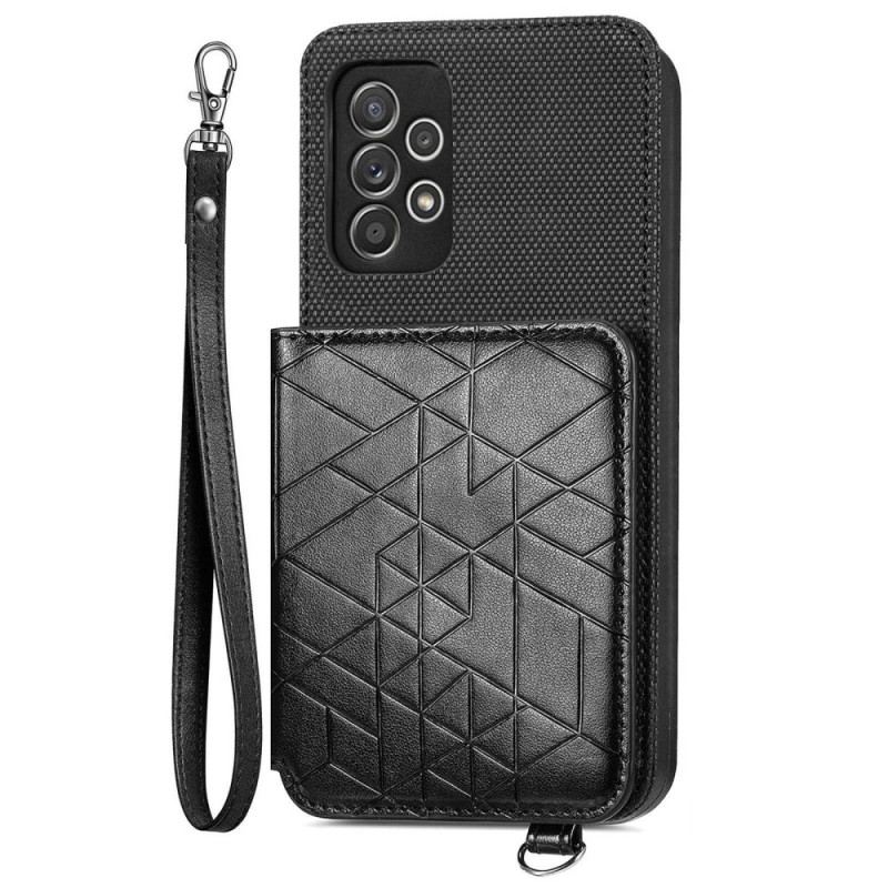 Coque Samsung Galaxy A53 5G Porte-Cartes à Lanière