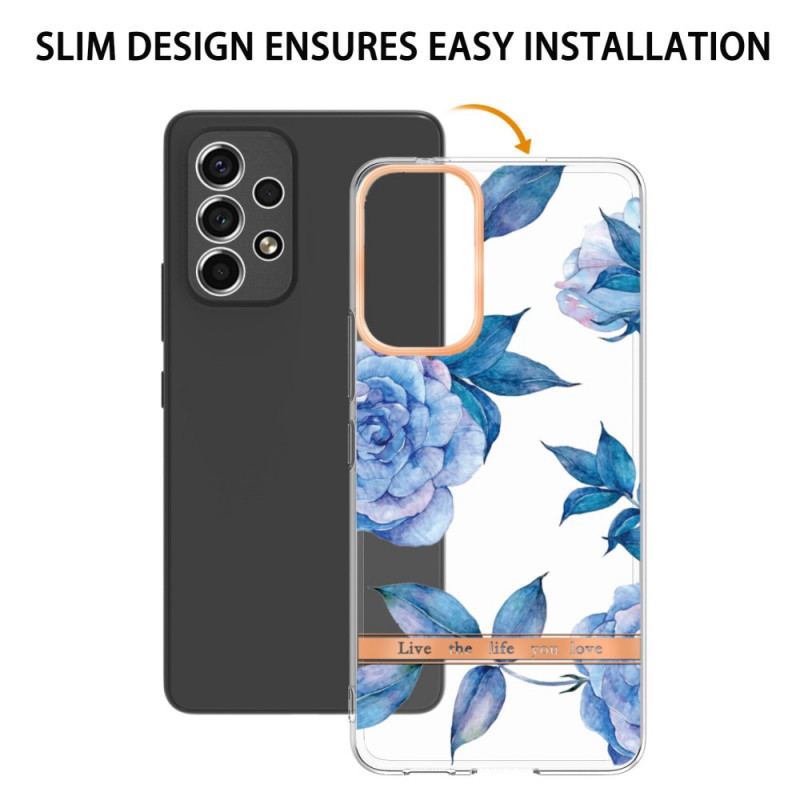 Coque Samsung Galaxy A53 5G Transparente Florale