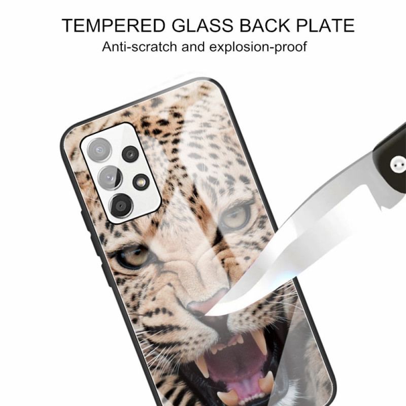 Coque Samsung Galaxy A53 5G Verre Trempé Léopard