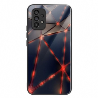 Coque Samsung Galaxy A53 5G Verre Trempé Lignes Rouges