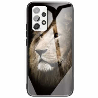 Coque Samsung Galaxy A53 5G Verre Trempé Tête de Lion