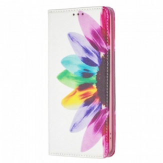 Flip Cover Samsung Galaxy A53 5G Fleur Aquarelle