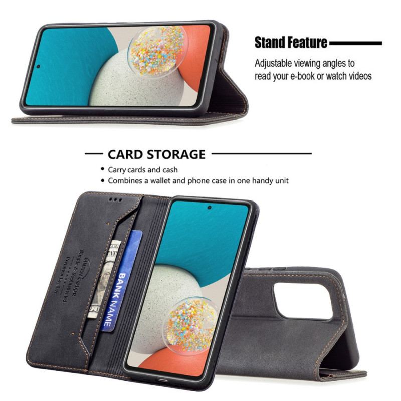 Flip Cover Samsung Galaxy A53 5G RFID Couture Binfen Color