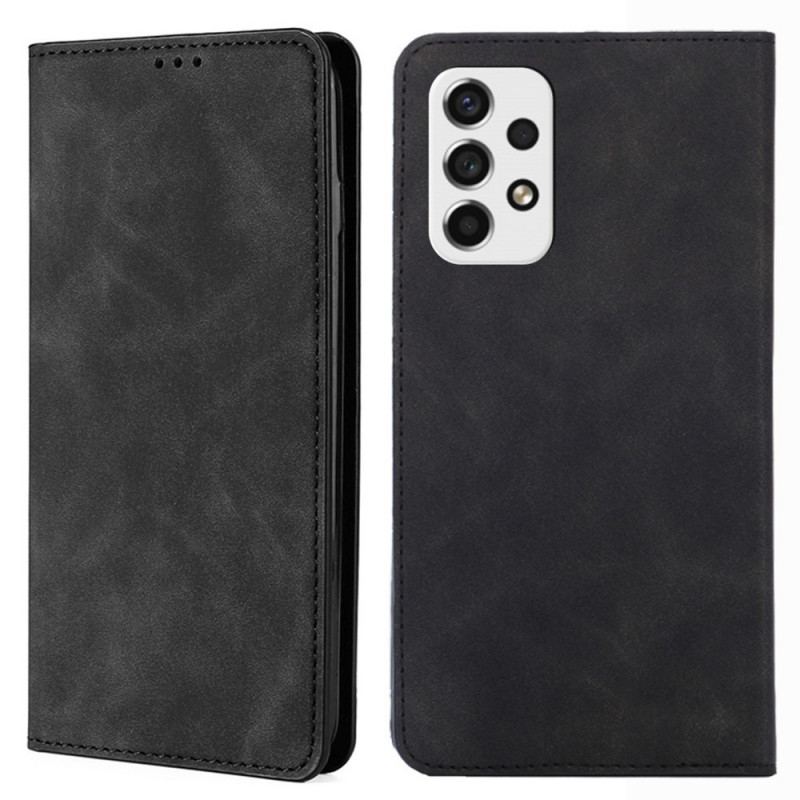 Flip Cover Samsung Galaxy A53 5G Style Cuir Rétro