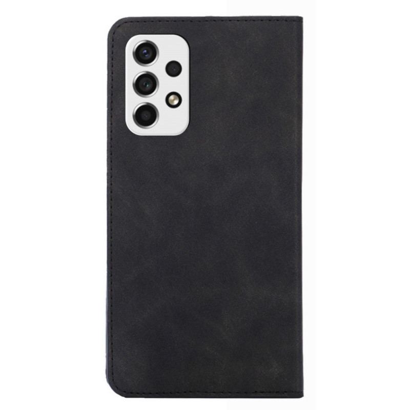 Flip Cover Samsung Galaxy A53 5G Style Cuir Rétro