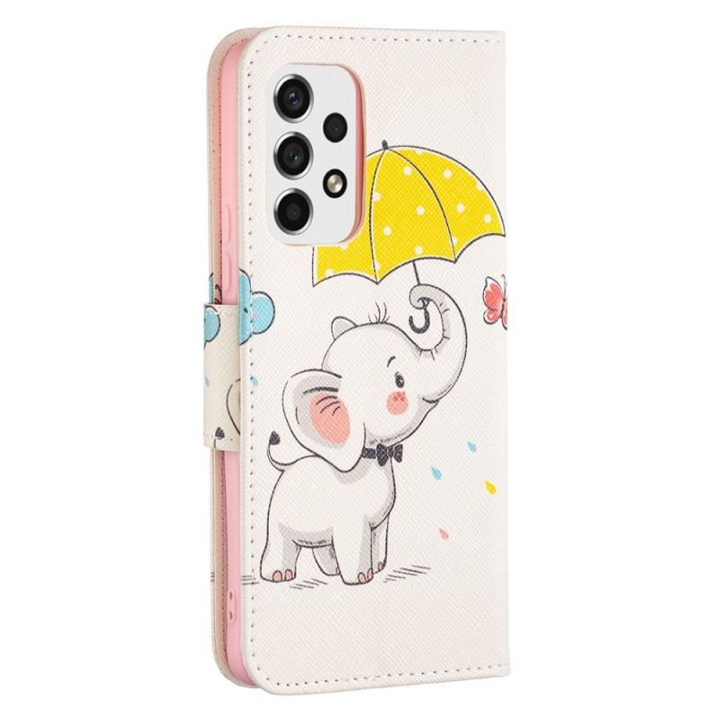 Housse Samsung Galaxy A53 5G Bébé Éléphant