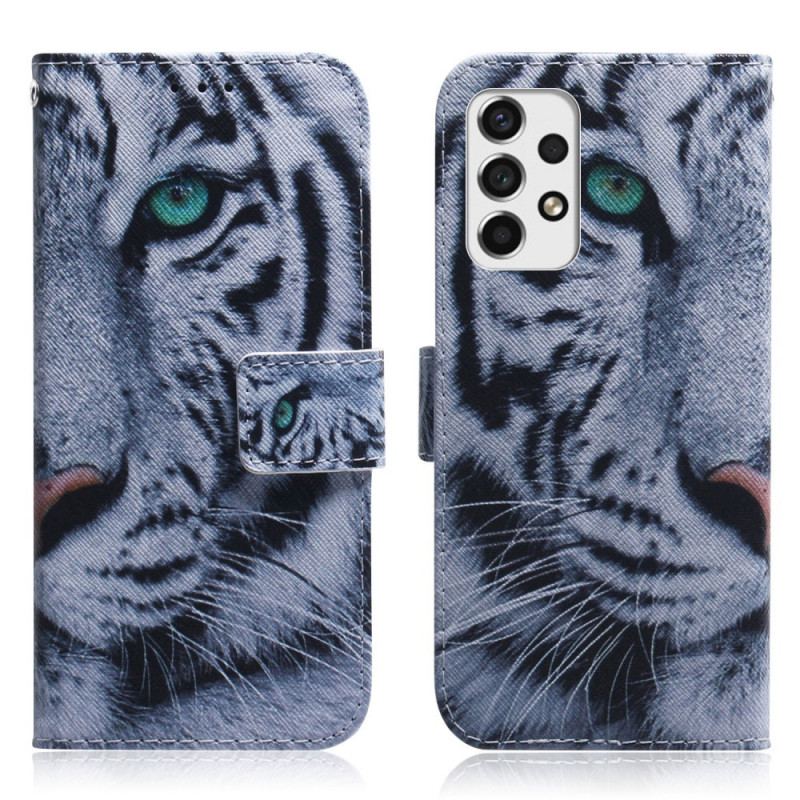 Housse Samsung Galaxy A53 5G Face de Tigre