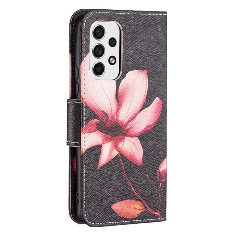 Housse Samsung Galaxy A53 5G Fleur Rose