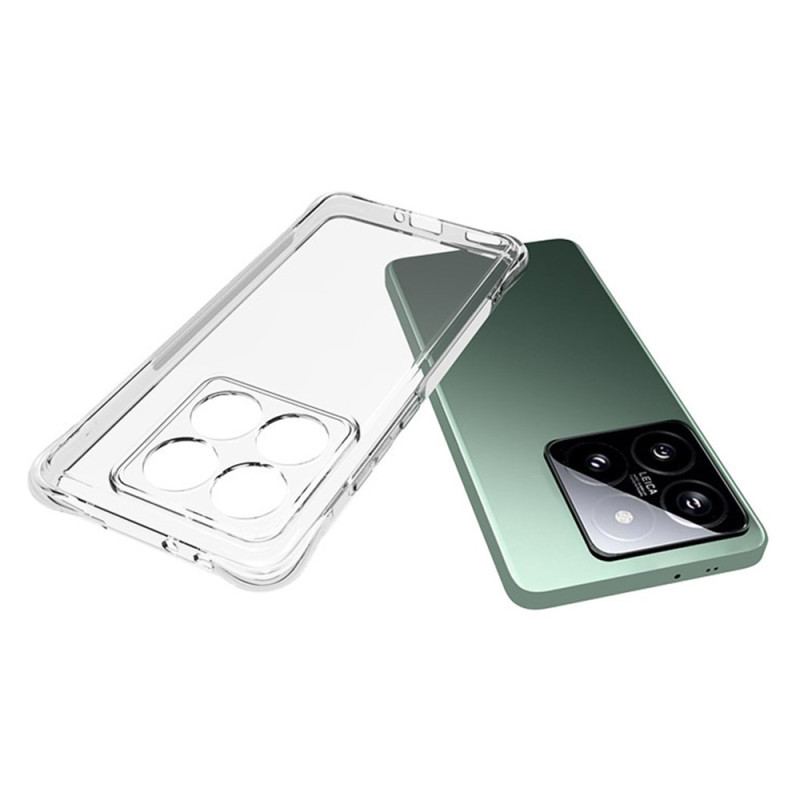 Coque Xiaomi 14T Pro Transparente Coins Renforcés