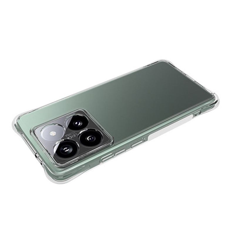 Coque Xiaomi 14T Pro Transparente Coins Renforcés