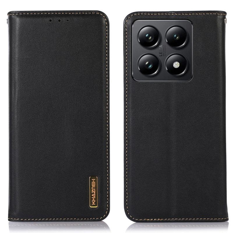 Flip Cover Xiaomi 14T Pro Cuir KHAZNEH