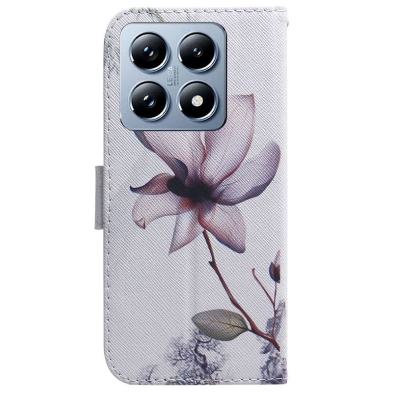 Housse Xiaomi 14T Pro Fleur Rose