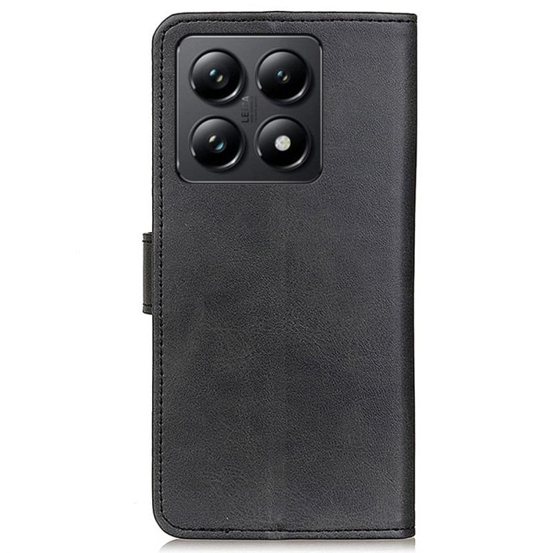 Housse Xiaomi 14T Pro Simili Cuir Mat