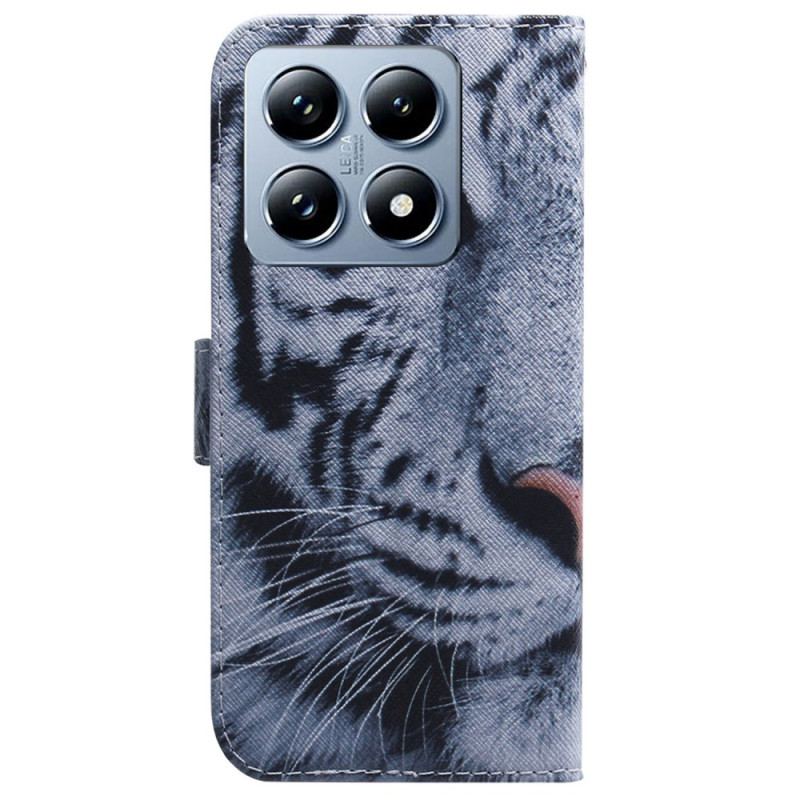 Housse Xiaomi 14T Pro Tigre Blanc