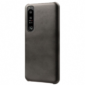 Coque Sony Xperia 1 IV Effet Cuir