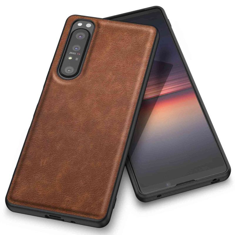 Coque Sony Xperia 1 IV Simili Cuir