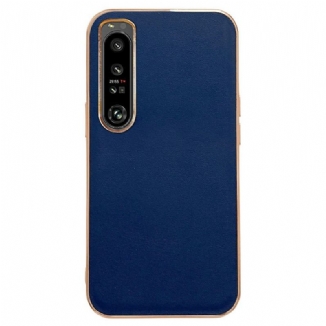 Coque Sony Xperia 1 IV Véritable Cuir Color