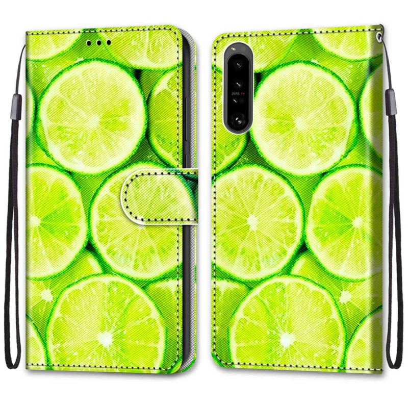 Housse Sony Xperia 1 IV Citrons Verts